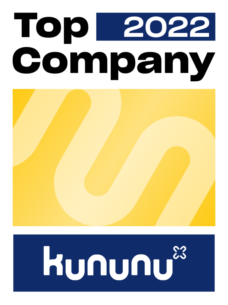 Karriere bei call us: Top Company kununu Auszeichnung call us Assistance 2022